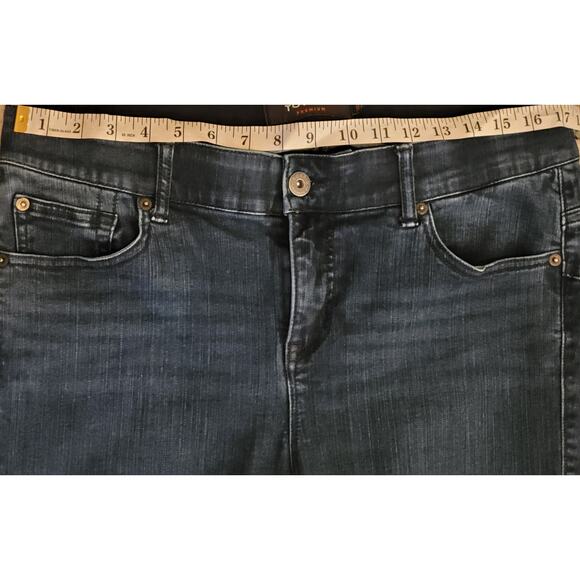 Torrid Womens High-Rise Bombshell Skinny Stretch Jeans Dark Wash Size 14T EUC - Picture 3 of 8